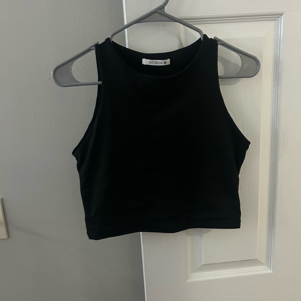Cute black tank top